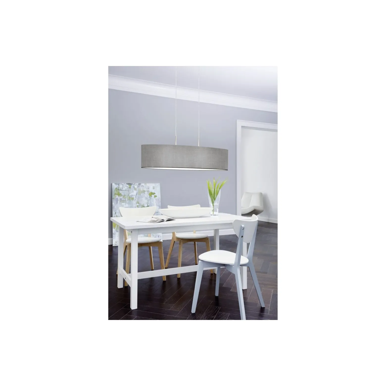Eglo Pendellampa Pasteri Stål Satin Nickel | IP20 - Passande för 2x E27