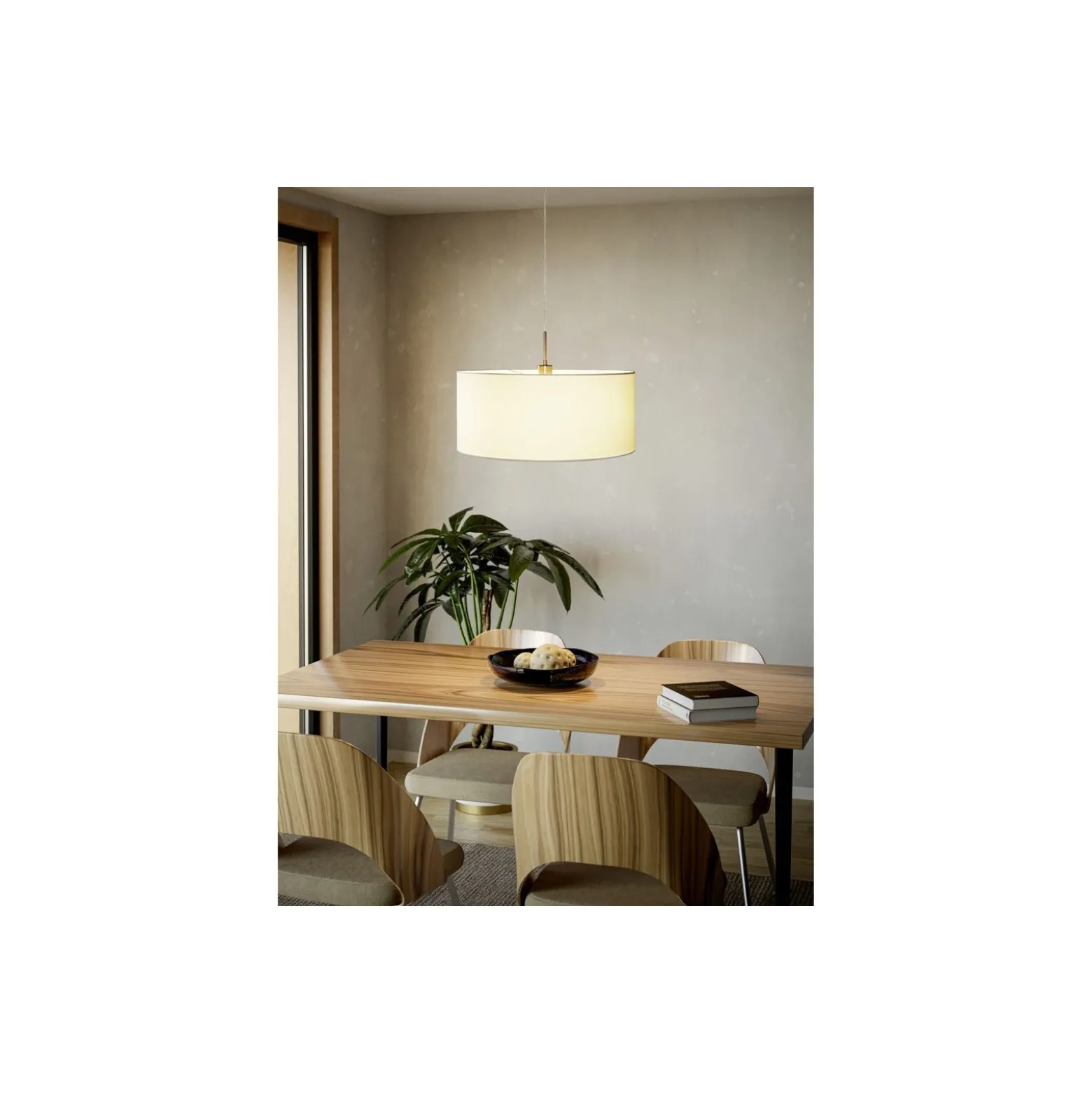 Eglo Pendellampa Pasteri Stål Satin Nickel | IP20 - Passande för 1x E27