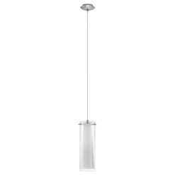 Eglo Pendellampa Pinto Stål Krom | 110mm - Passande För 1x E27