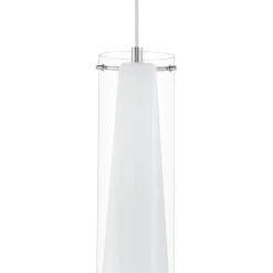 Eglo Pendellampa Pinto Stål Krom | 110mm - Passande För 1x E27