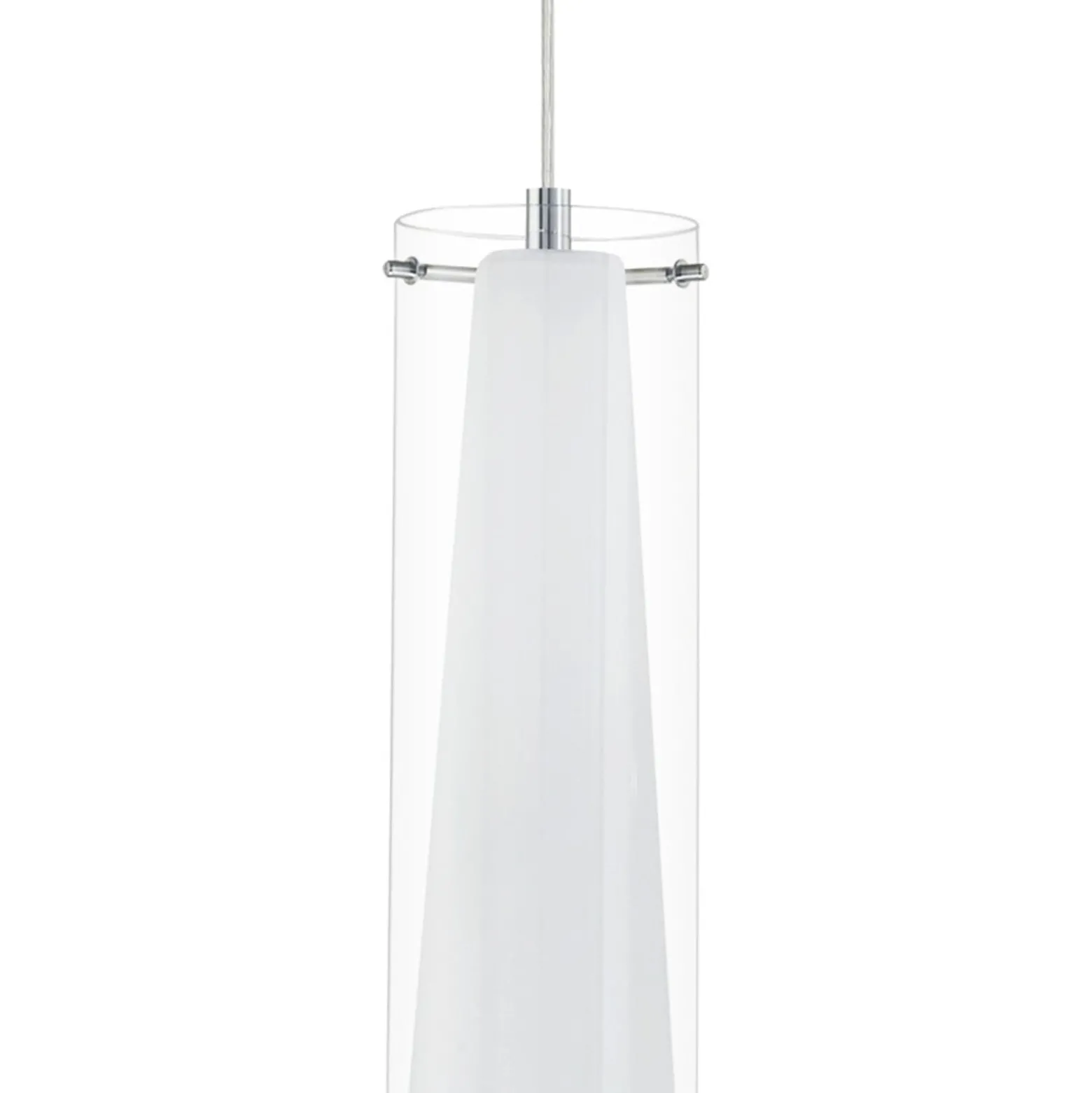 Eglo Pendellampa Pinto Stål Krom | 110mm - Passande För 1x E27