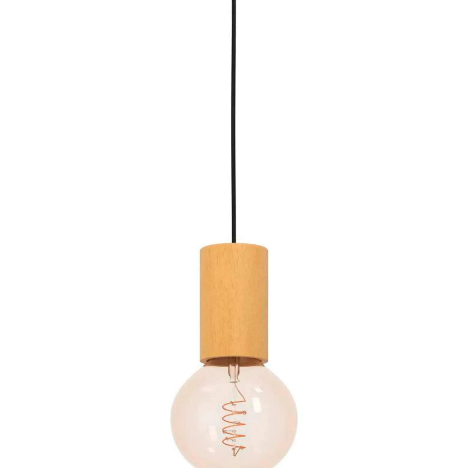 Eglo Pendellampa Pozueta 1 Stål Svart | 65mm - Passande För 1x E27