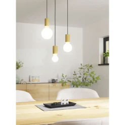 Eglo Pendellampa Pozueta 1 Stål Svart | 65mm - Passande För 1x E27