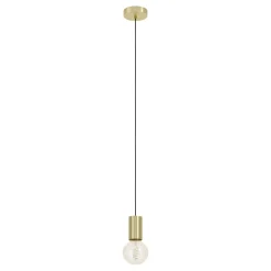 Eglo Pendellampa Pozueta 1 Stål Guld | 65mm - Passande För 1x E27