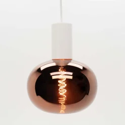Eglo Pendellampa Pozueta 1 Stål Vit | 65mm - Passande För 1x E27