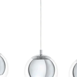 Eglo Pendellampa Rocamar Stål Krom | Passande För 3x E27