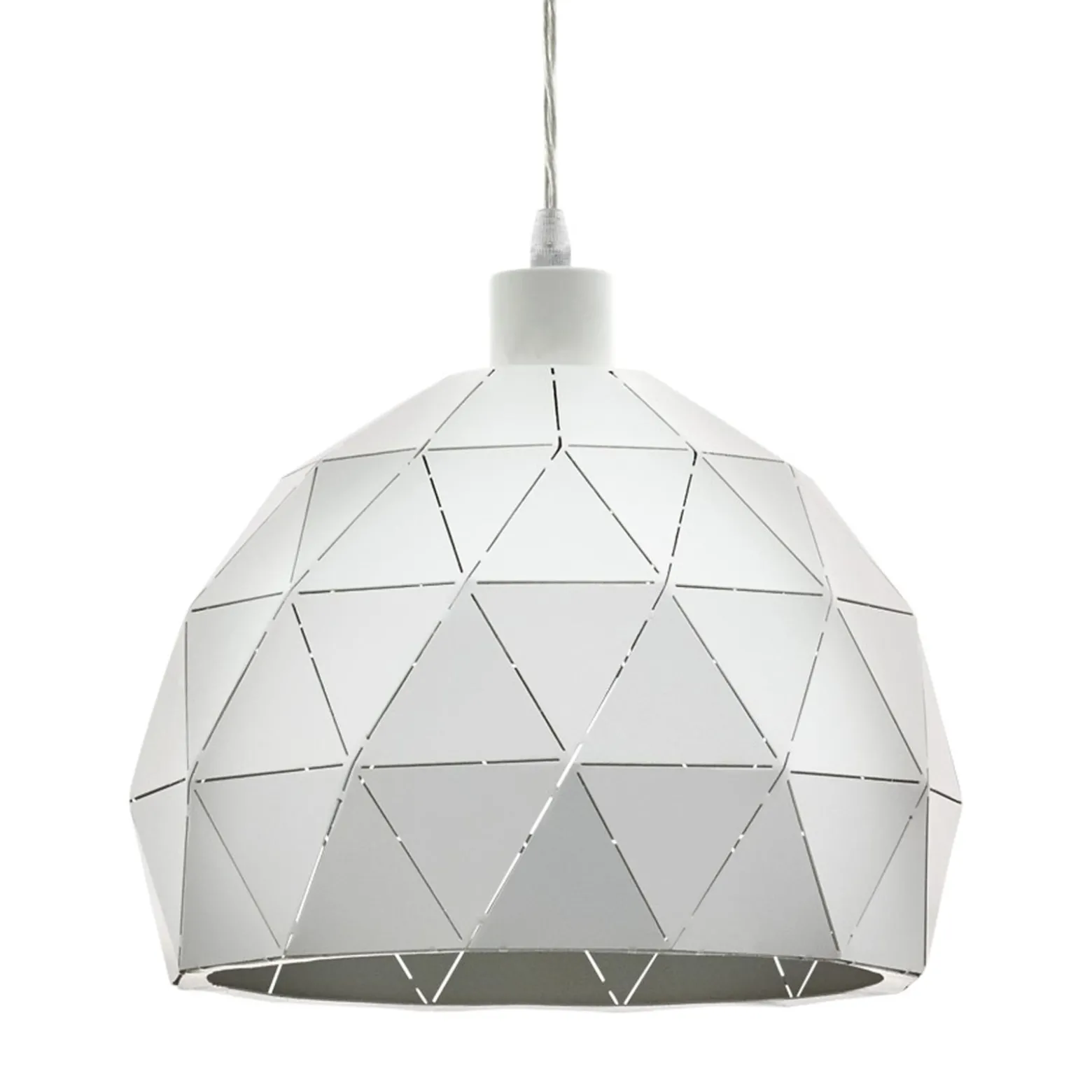 Eglo Pendellampa Roccaforte Stål Vit | 300mm - Passande För 1x E27