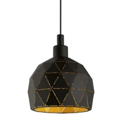 Eglo Pendellampa Roccaforte Stål Svart | 170mm - Passande För 1x E14