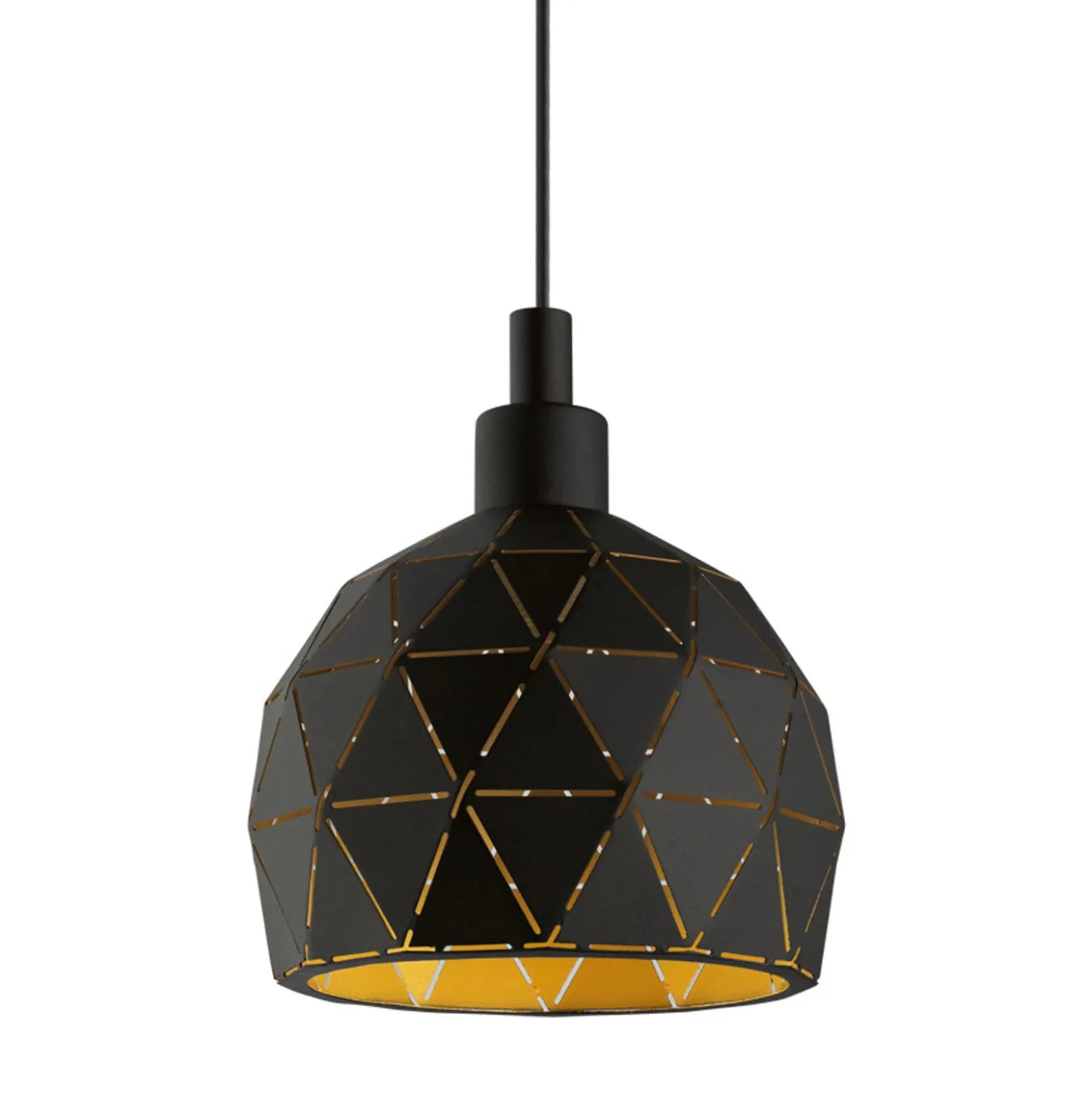 Eglo Pendellampa Roccaforte Stål Svart | 170mm - Passande För 1x E14