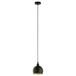 Eglo Pendellampa Roccaforte Stål Svart | 170mm - Passande För 1x E14