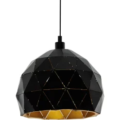 Eglo Pendellampa Roccaforte Stål Svart | 300mm - Passande För 1x E27
