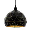 Eglo Pendellampa Roccaforte Stål Svart | 400mm - Passande För 1x E27