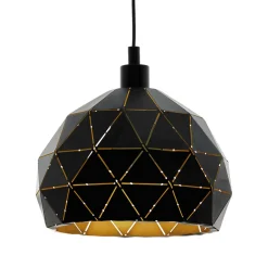 Eglo Pendellampa Roccaforte Stål Svart | 400mm - Passande För 1x E27