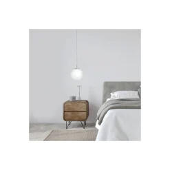 Eglo Pendellampa Rondo Stål Satin Nickel | Passande för E27