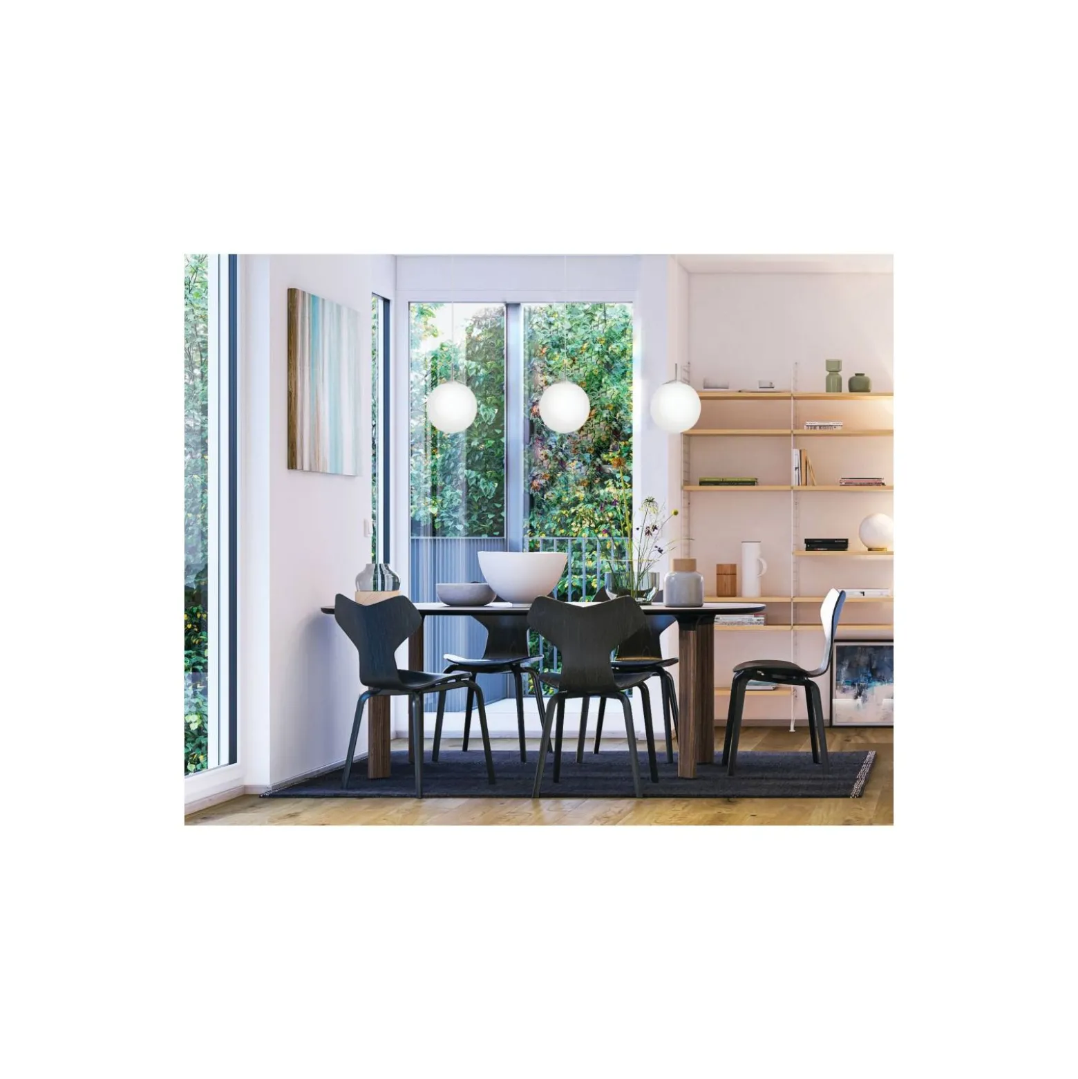 Eglo Pendellampa Rondo Stål Satin Nickel | Passande för E27