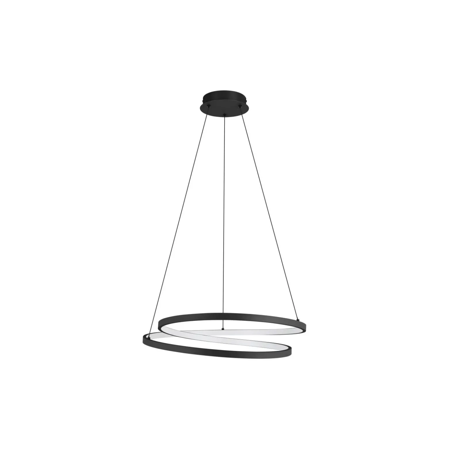 Eglo Pendellampa Ruotale Stål Svart 36W 4800lm - 830 Varm Vit