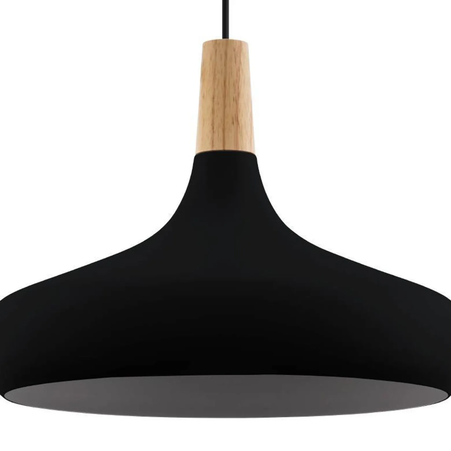 Eglo Pendellampa Sabinar Stål Svart | 400mm - Passande För 1x E27