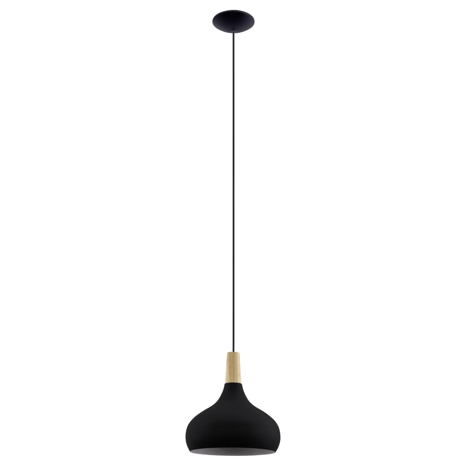 Eglo Pendellampa Sabinar Stål Svart | 280mm - Passande För 1x E27