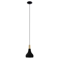 Eglo Pendellampa Sabinar Stål Svart | 180mm - Passande För 1x E27