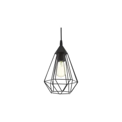 Eglo Pendellampa Tarbes Svart | IP20 - Passande för 1x E27