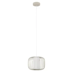 Eglo Pendellampa Terrarosa Stål Beige | 285mm - Passande För 1x E27