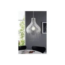 Eglo Pendellampa Tindori Stål Satin Nickel | IP20 - Passande för 1x E27