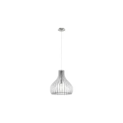 Eglo Pendellampa Tindori Stål Satin Nickel | IP20 - Passande för 1x E27