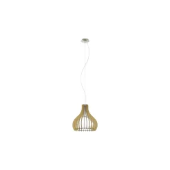 Eglo Pendellampa Tindori Stål Satin Nickel | IP20 - Passande för 1x E27