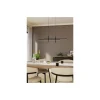 Eglo Pendellampa Trepilia Aluminium Stål Svart 20W 2500lm - 830 Varm Vit | IP20