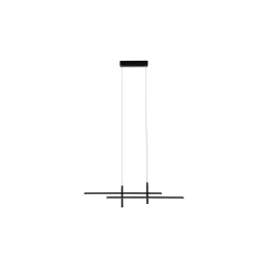 Eglo Pendellampa Trepilia Aluminium Stål Svart 20W 2500lm - 830 Varm Vit | IP20