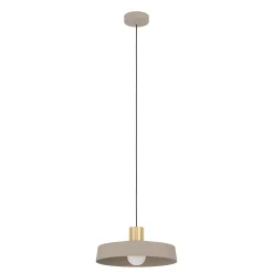 Eglo Pendellampa Valdiola Stål Beige | 360mm - Passande För 1x E27