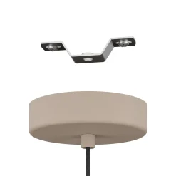 Eglo Pendellampa Valdiola Stål Beige | 360mm - Passande För 1x E27