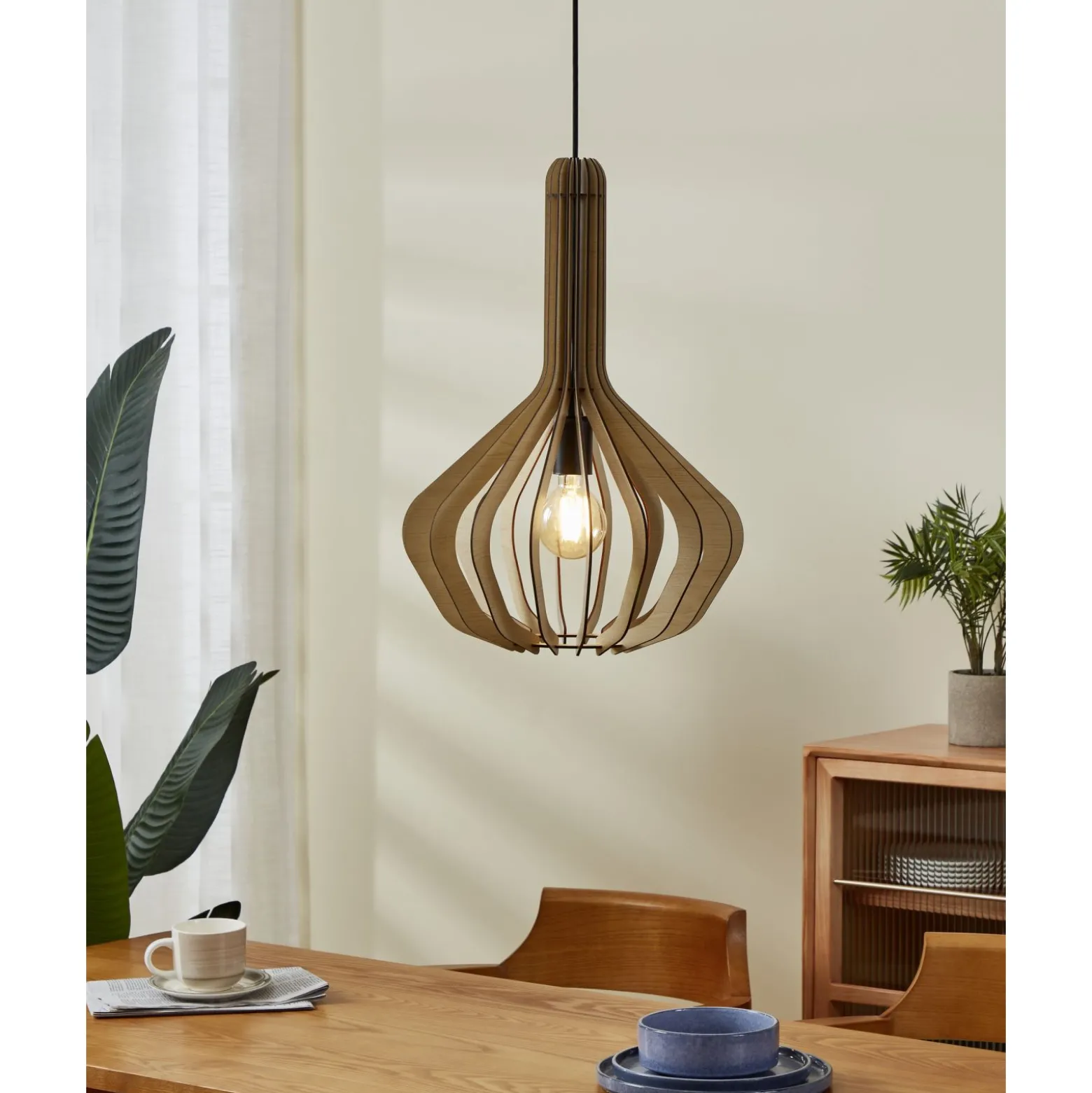 Eglo Pendellampa Velasco Stål Svart | 380mm - Passande För 1x E27