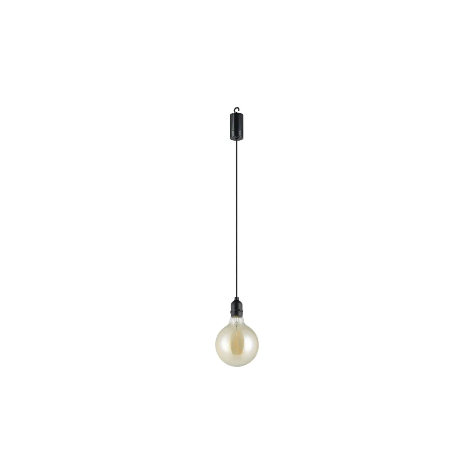 Eglo Pendellampa Vignanello Svart 827 Extra Varm Vit | IP44 - Batteridriven