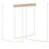 Eglo Pendellampa Villeggi Aluminium Guld 22W 3600lm - 827-865 Justerbar Vit | Dimbar