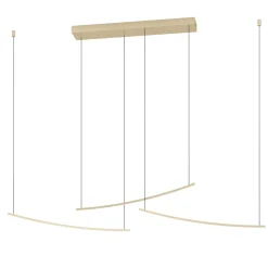 Eglo Pendellampa Villeggi Aluminium Guld 22W 3600lm - 827-865 Justerbar Vit | Dimbar