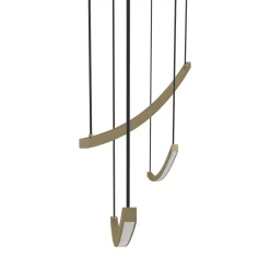 Eglo Pendellampa Villeggi Aluminium Guld 22W 3600lm - 827-865 Justerbar Vit | Dimbar
