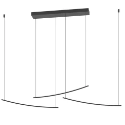 Eglo Pendellampa Villeggi Aluminium Svart 22W 3600lm - 827-865 Justerbar Vit | Dimbar