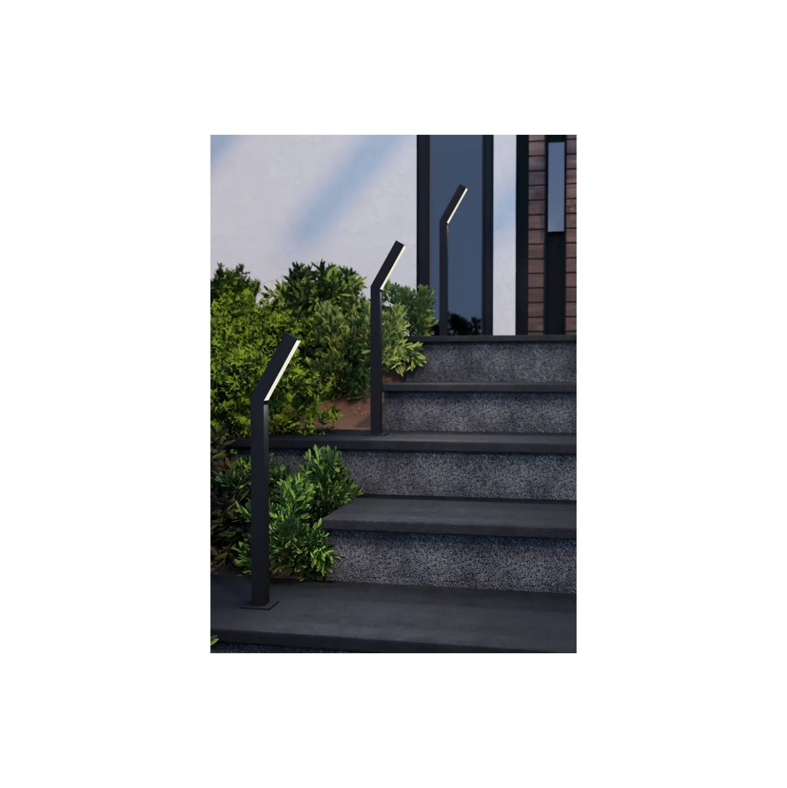 Eglo Piedestallampa Ugento Aluminium Svart 4W 480lm - 830 Varm Vit | IP44