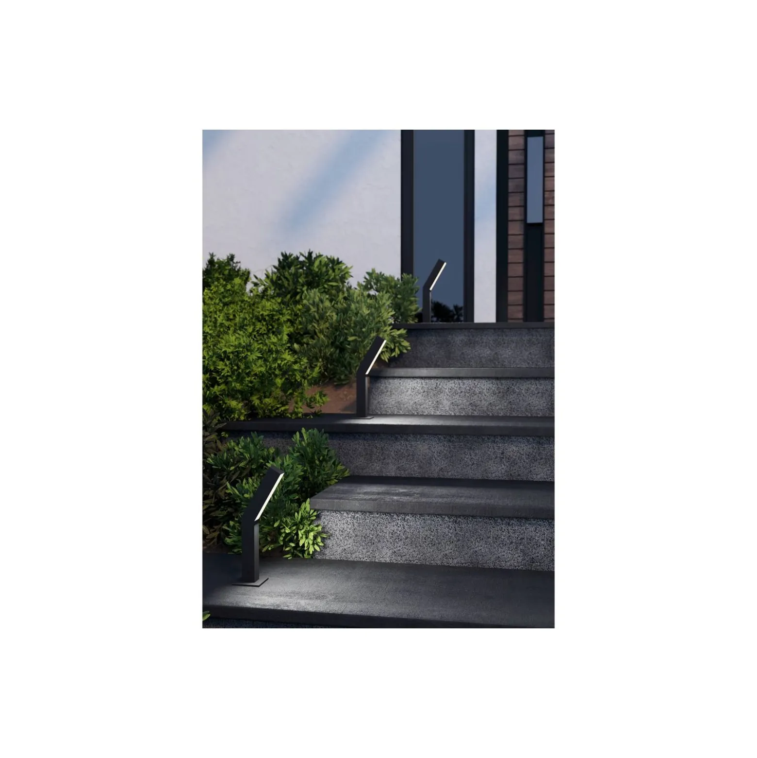Eglo Piedestallampa Ugento Aluminium Svart 4W 480lm - 830 Varm Vit | IP44