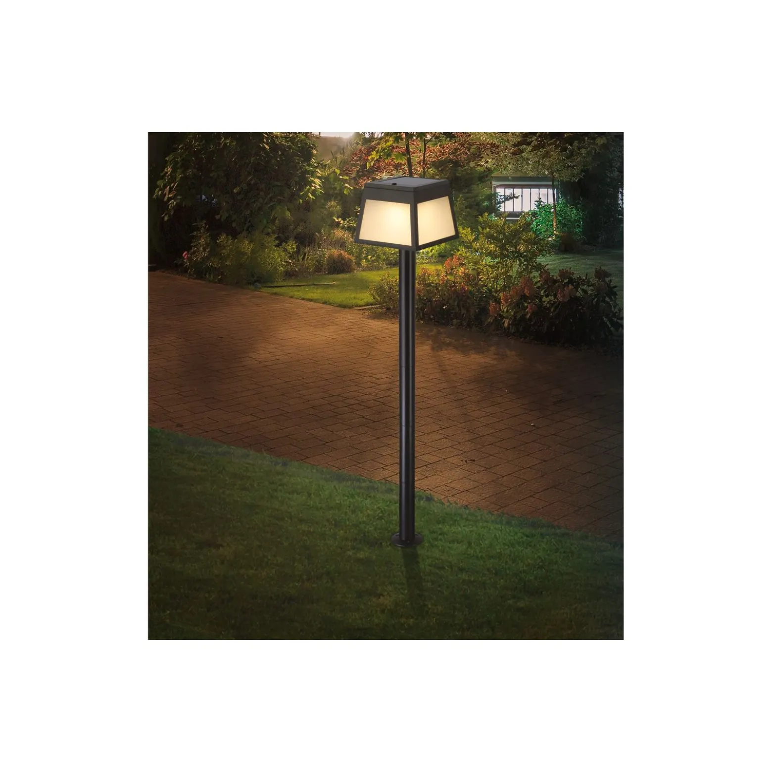 Eglo Spik Ljus Altilia Solar Svart 7W 790lm - 830 Varm Vit | IP65 - Rörelsesensor
