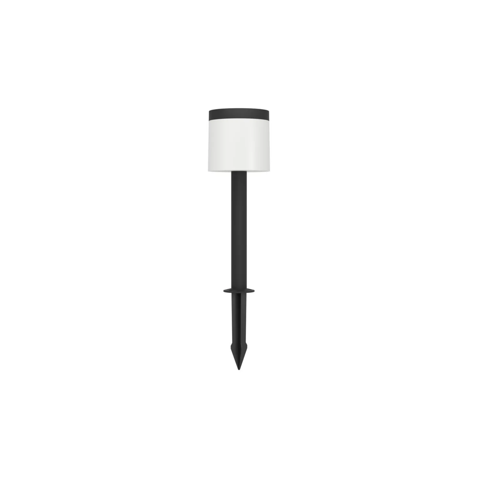 Eglo Spik Ljus Pantete Solar Svart 7W 830lm - 830 Varm Vit | IP65 - Rörelsesensor