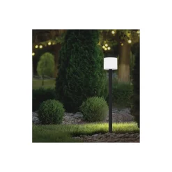 Eglo Spik Ljus Pantete Solar Svart 7W 840lm - 830 Varm Vit | IP65 - Rörelsesensor
