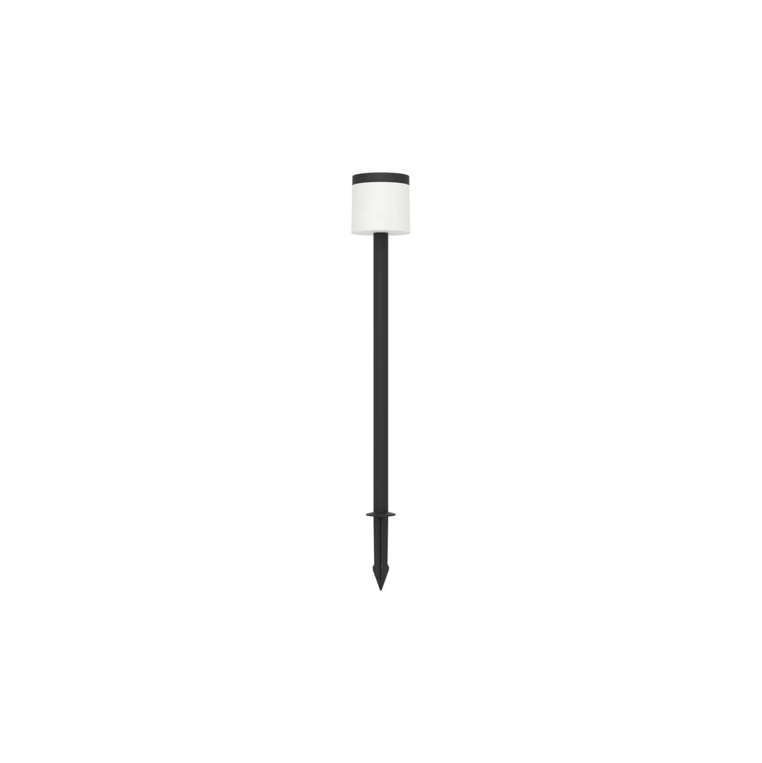 Eglo Spik Ljus Pantete Solar Svart 7W 840lm - 830 Varm Vit | IP65 - Rörelsesensor