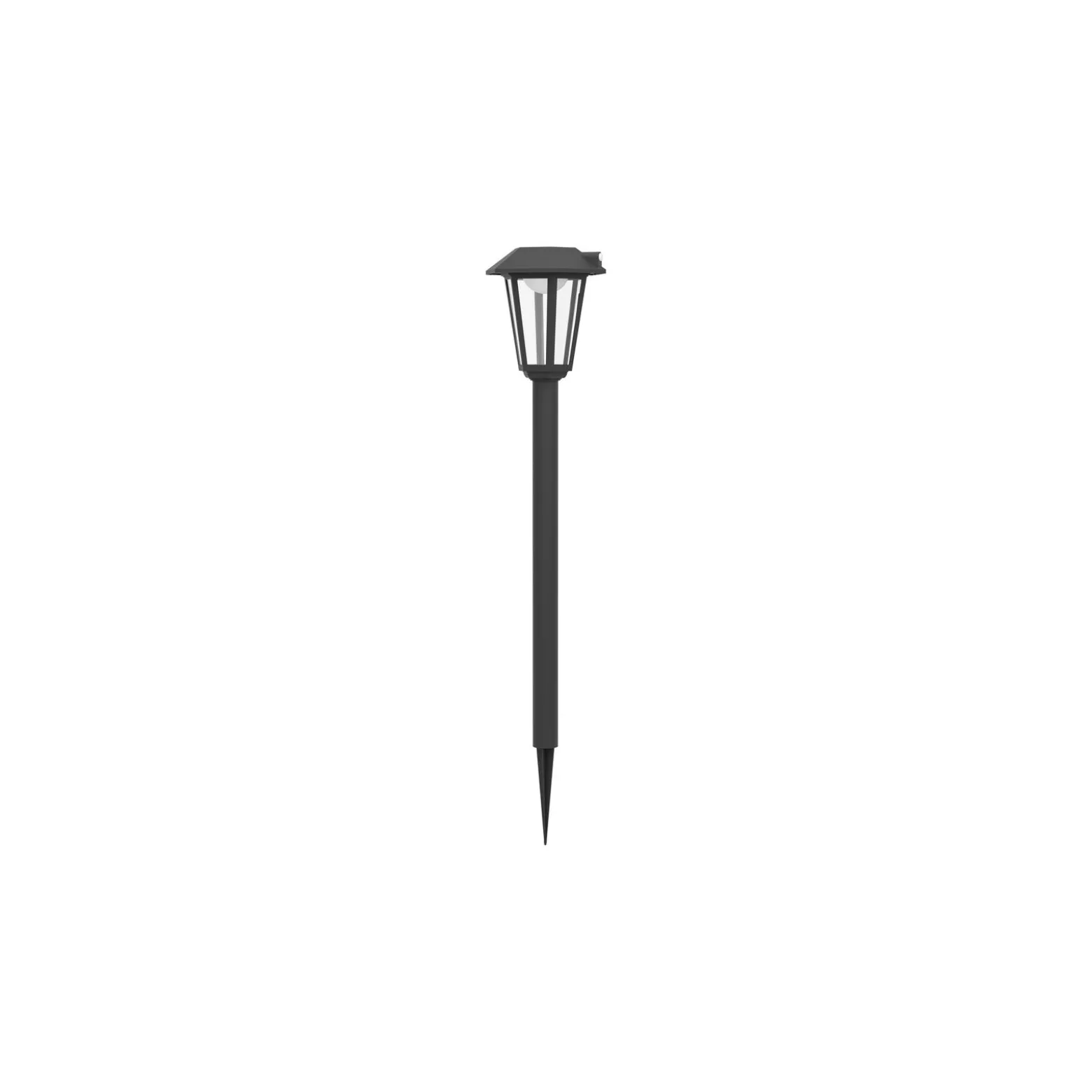 Eglo Spik Ljus Prietta Solar Svart 6W 800lm - 827 Extra Varm Vit | IP44 - Rörelse- och Ljussensor