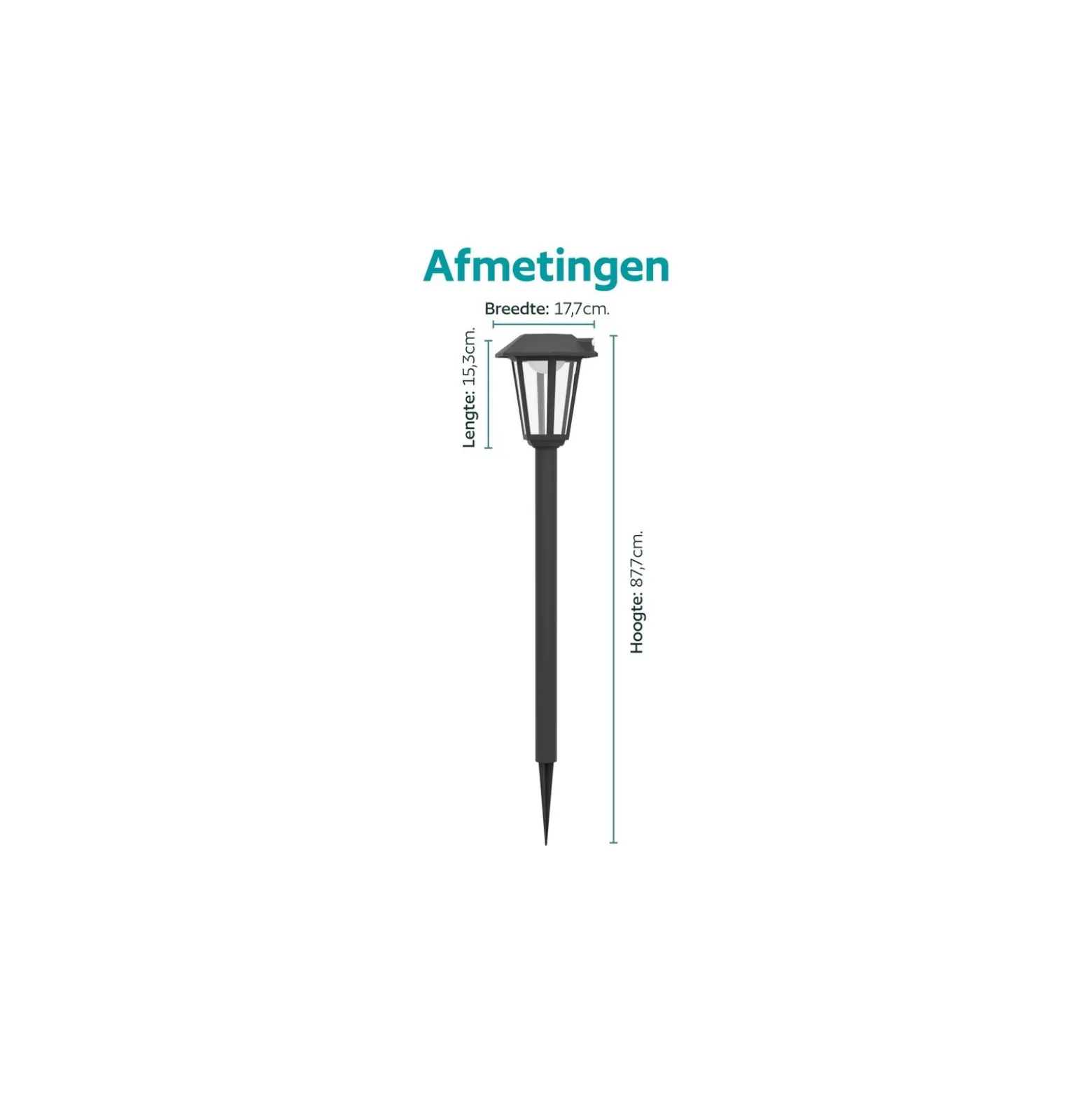 Eglo Spik Ljus Prietta Solar Svart 6W 800lm - 827 Extra Varm Vit | IP44 - Rörelse- och Ljussensor