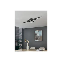 Eglo Taklampa Amandolo Stål Svart 23.5W 2850lm - 827-865 Justerbar Vit + RGB | Dimbar