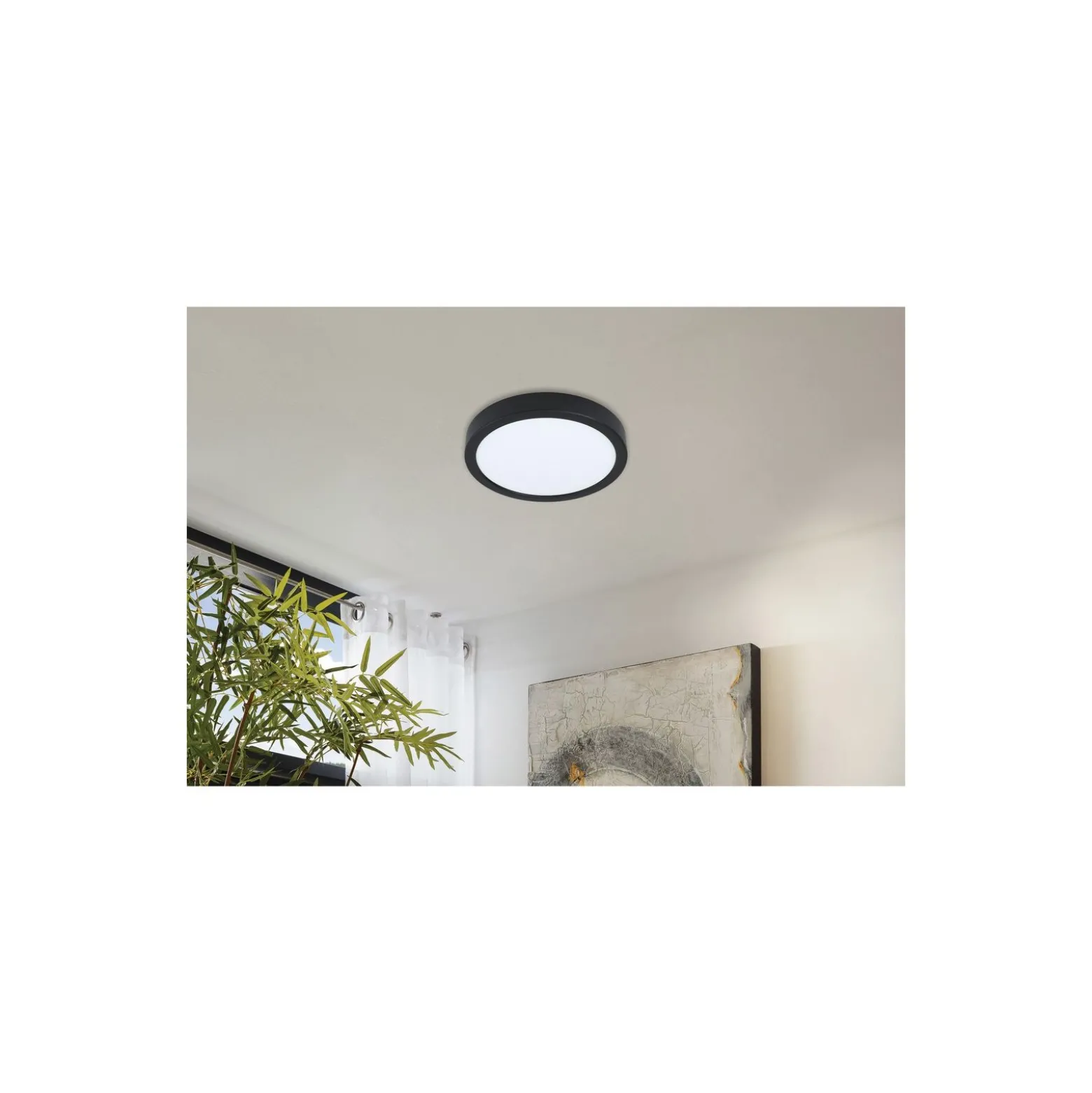 Eglo Taklampa Argolis 2 Stål Svart 20W 2400lm - 830 Varm Vit | IP44