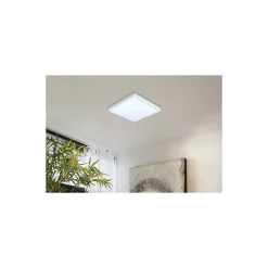 Eglo Taklampa Argolis 2 Stål Vit 20W 2400lm - 830 Varm Vit | IP44