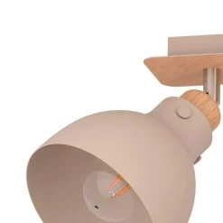 Eglo Taklampa Arrecife Stål Brun | Passande För 2x E27
